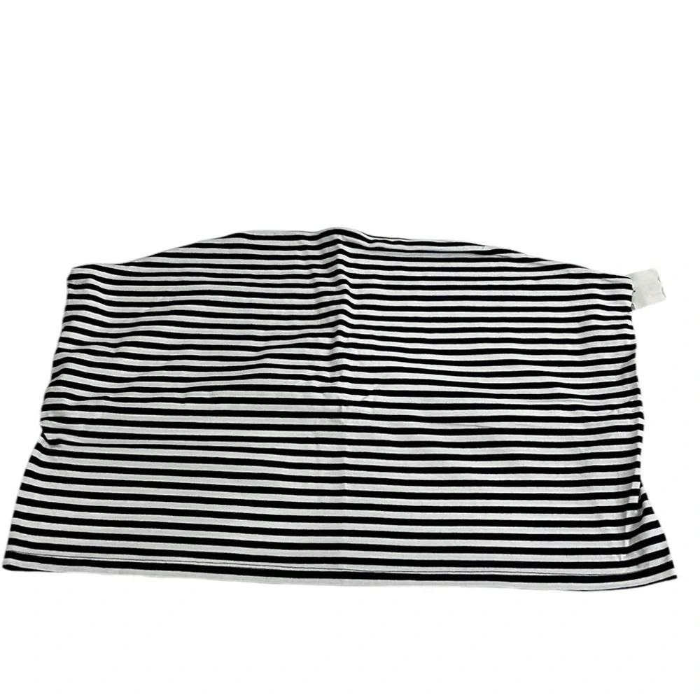 BP New Women’s 4X Black‎ & White Striped Tube Top